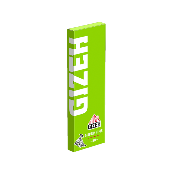 GIZEH - Papelillos Verde (Super Fine) (1 ¼)