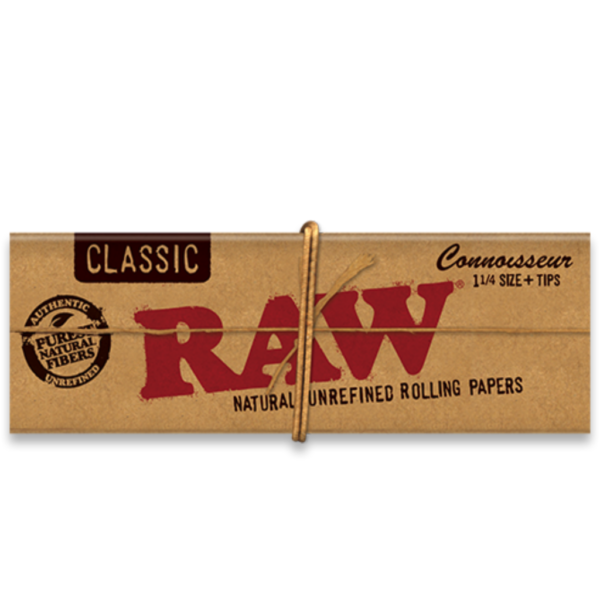 RAW - Papelillos Classic Connoisseur (1 ¼ + Tips)