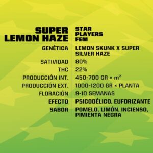 BSF SEEDS - Super Lemon Haze (x12)