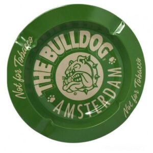 THE BULLDOG - Cenicero Logo Verde