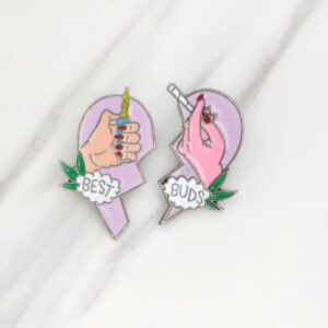 Pin Pink Best Buds Pack