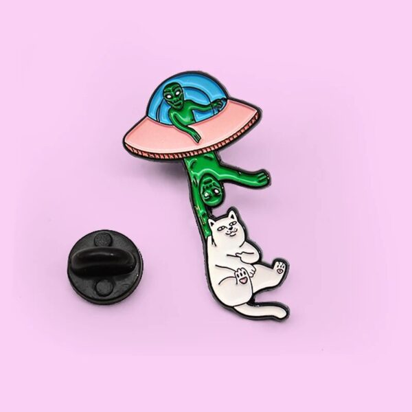 Pin Ripndip Cat & Alien