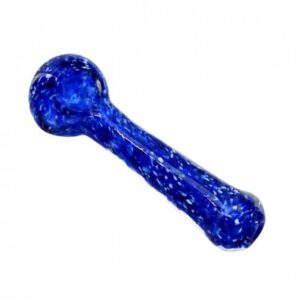 Pipa Borosilicato 10 cm (Azul y Blanco)