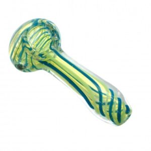 Pipa Borosilicato 8 cm (Transparente y Verde)