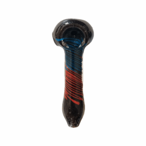 Pipa Borosilicato 9 cm (Negro / Azul / Rojo)