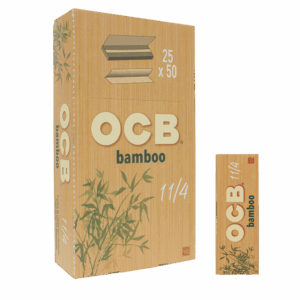 OCB - Display 25 unidades Papelillos Bamboo (1 ¼)
