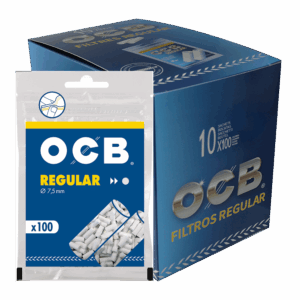 OCB - Display Filtros Regular (7.5 mm) (10 sobres x 100 filtros)