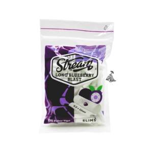 STREAM - Filtros Slim Long Click Blueberry (6x22 mm)