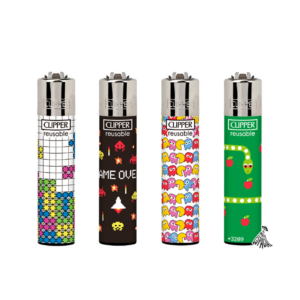 CLIPPER - Old Games (Pack 4 encendedores)