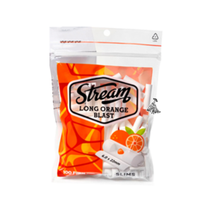 STREAM - Filtros Slim Long Click Orange (6x22 mm)