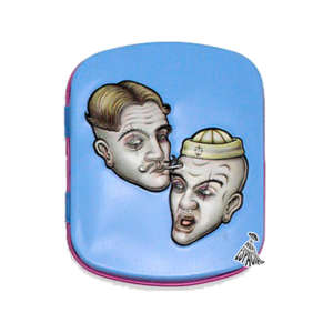 LION ROLLING CIRCUS - Mini Tin Box (Celeste)