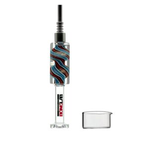 BONGLAB - Nectar Collector Slim (Rojo/Azul)