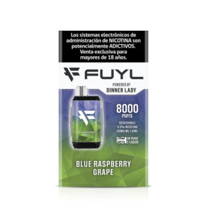 FUYL - Vaper 4.5% Nicotina 15 ml 8.000 puff (Frambuesa Azul Uva)