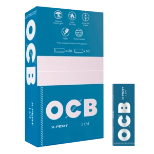 OCB - Display Papelillos X-pert (1 ¼) (25 libros x 50 papelillos)