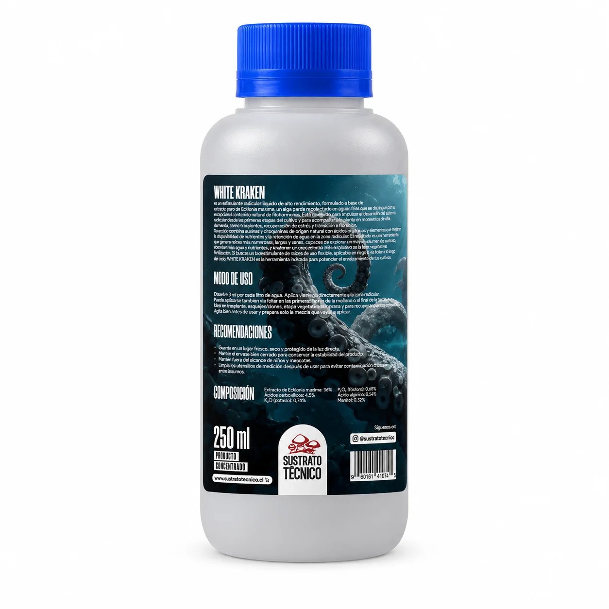 SUSTRATO TÉCNICO - White Kraken (250 ml) - Imagen 2